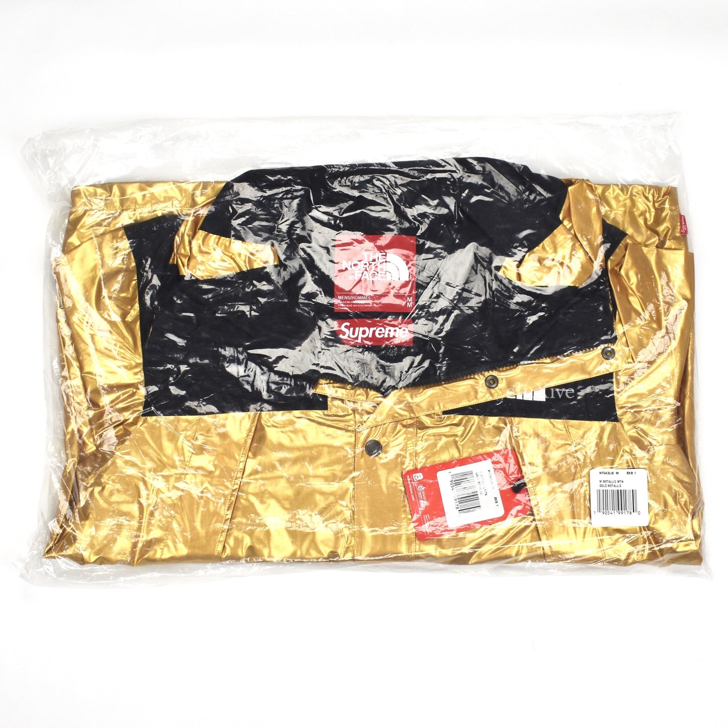 Supreme x The North Face - Metallic Mountain Jacket (Gold)
