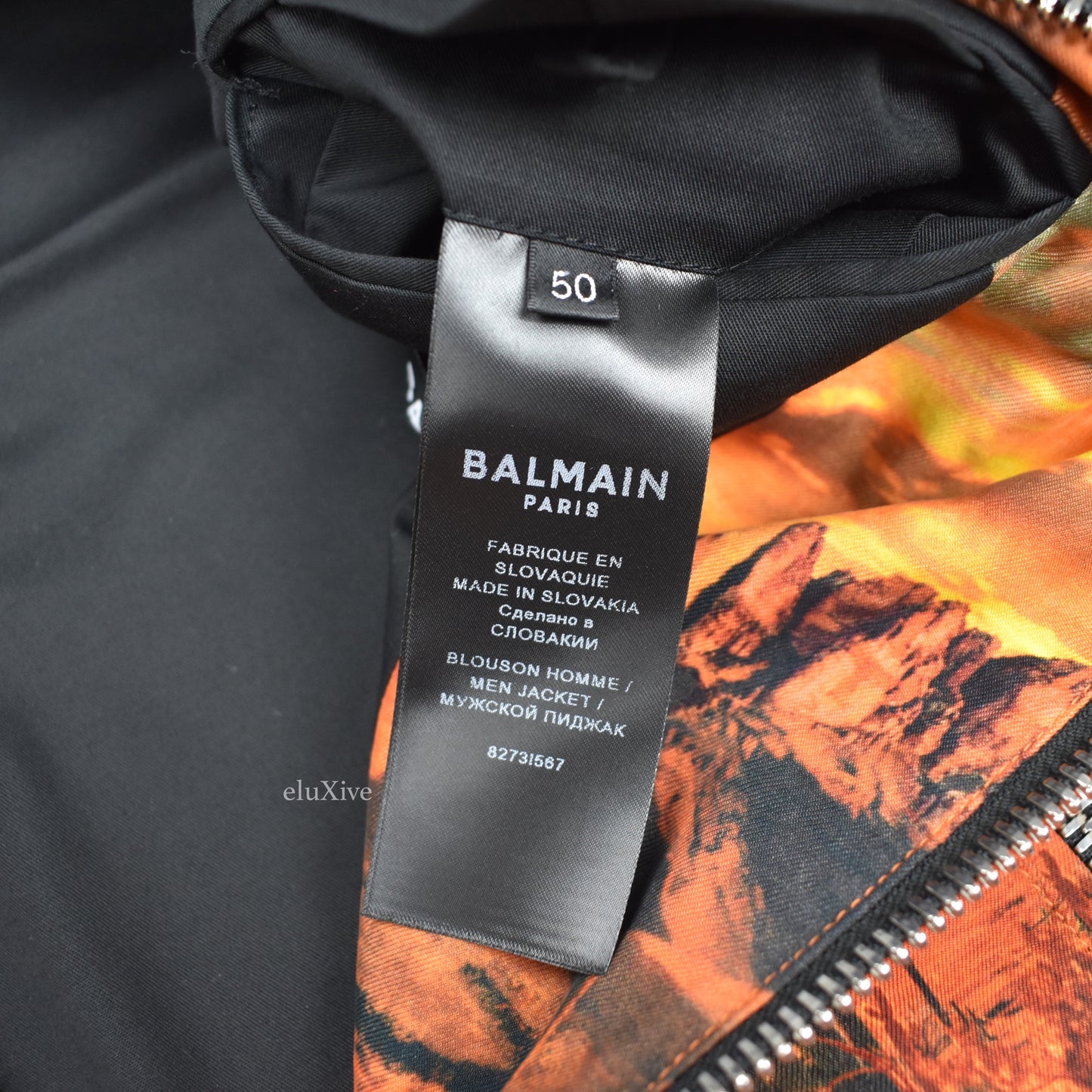 Balmain - Desert Landscape Print Bomber Jacket