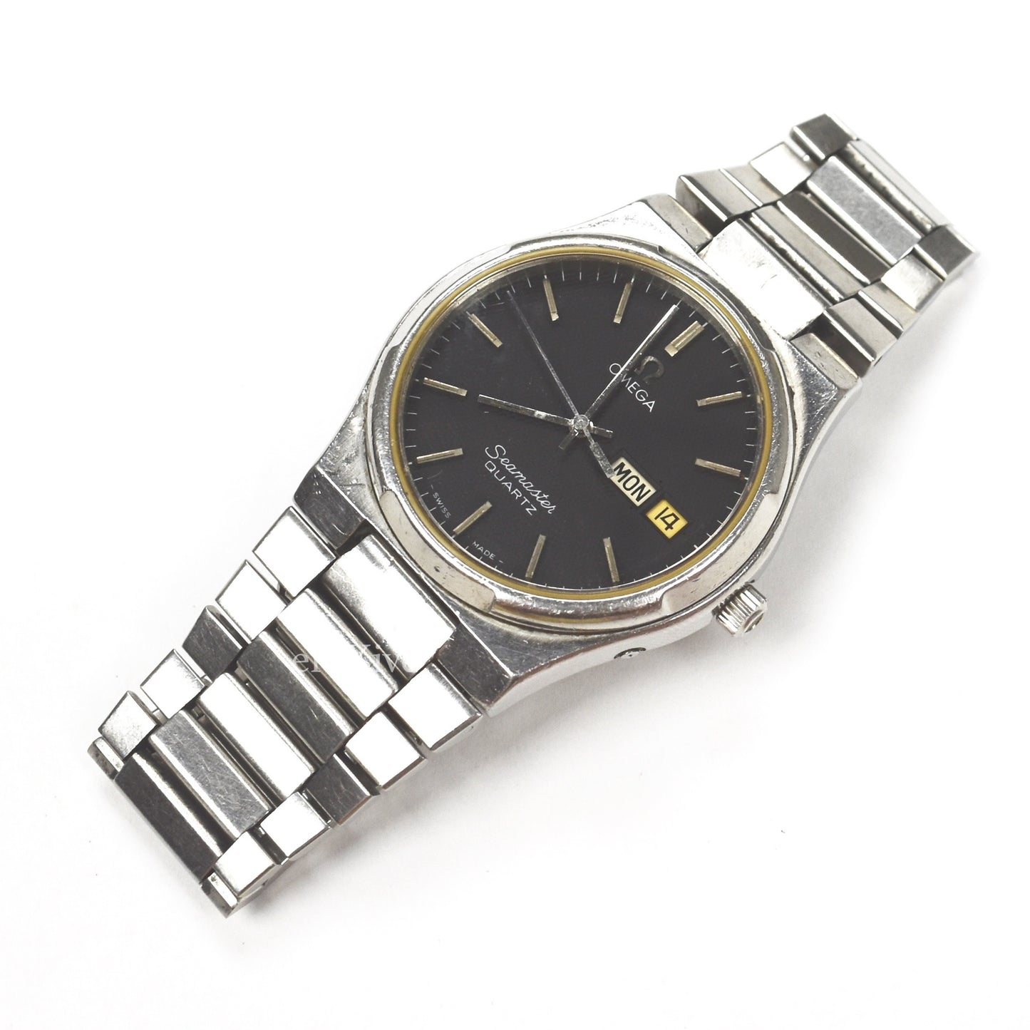Omega - Seamaster Day Date Watch (Gray Waffle Dial)