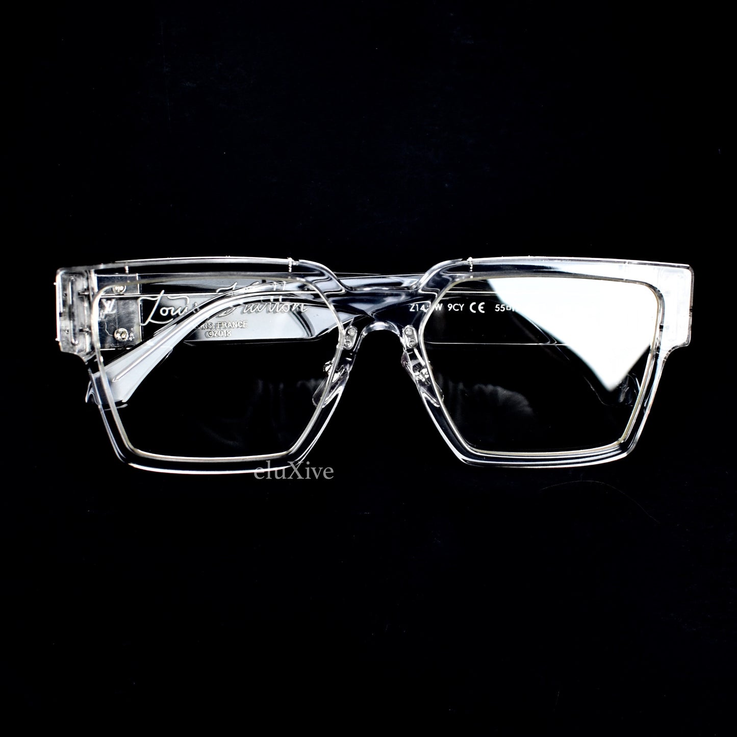 Millionaire sunglasses Louis Vuitton Blue in Plastic - 25419492
