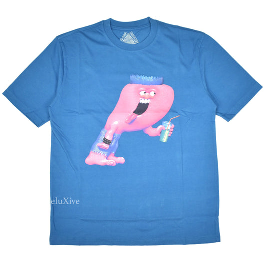 Palace - Blue 'Burb' P-Logo T-Shirt