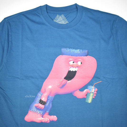Palace - Blue 'Burb' P-Logo T-Shirt