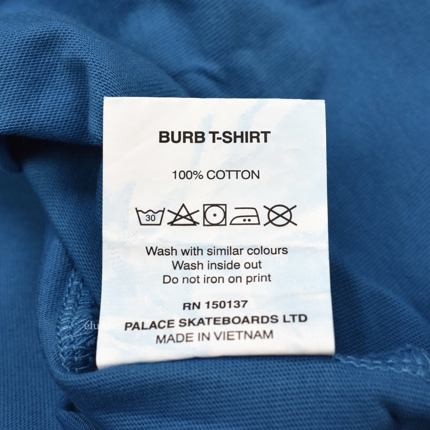Palace - Blue 'Burb' P-Logo T-Shirt