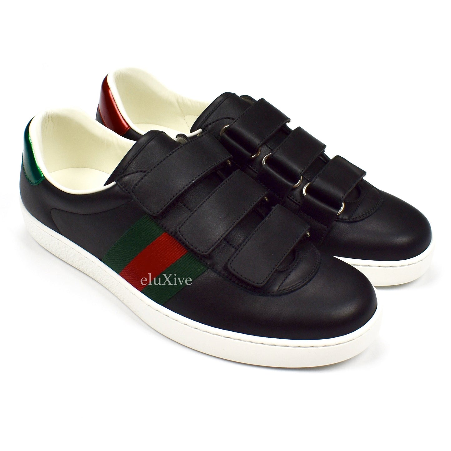 Gucci - Black Velcro Ace Sneakers