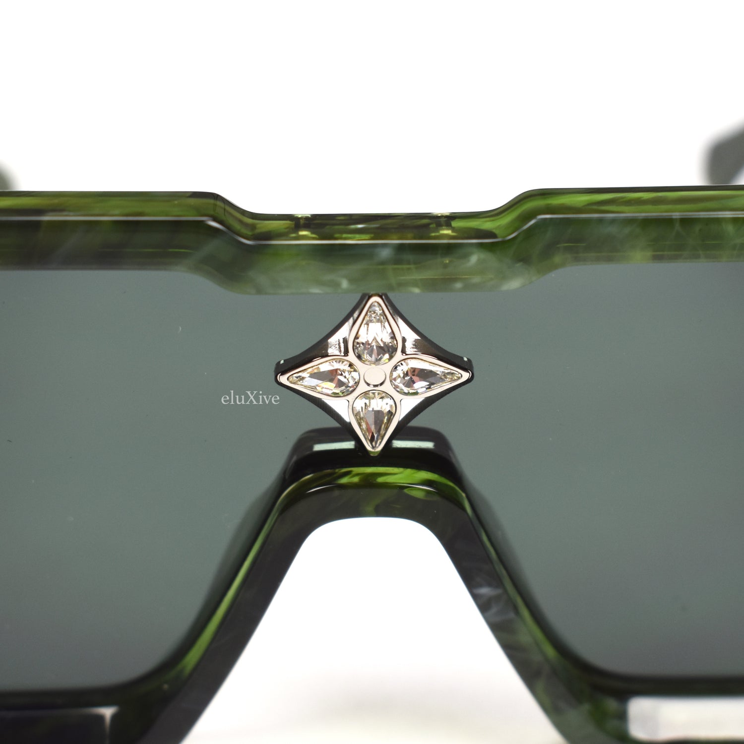 Louis Vuitton, Accessories, Louis Vuitton Sunglasses Cyclone Marble Green