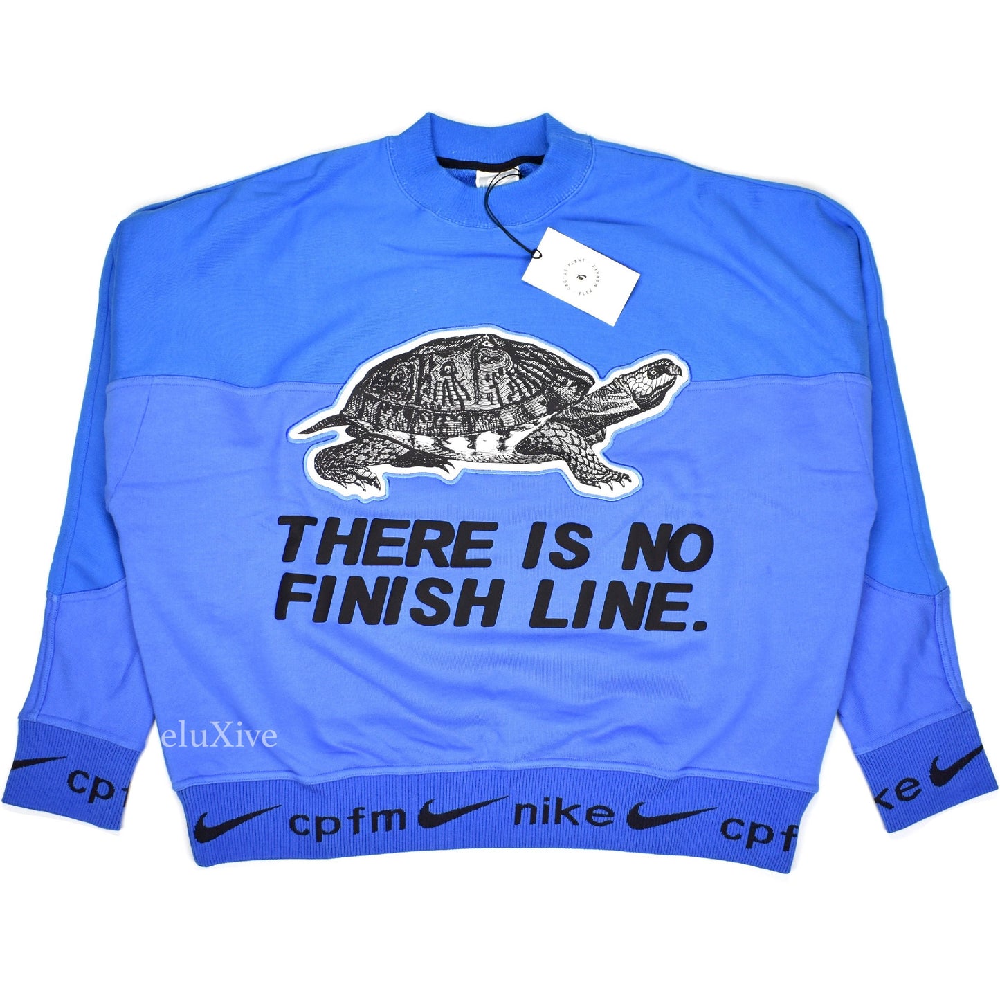 Nike x Cactus Plant Flea Market - Tortoise & Hare Sweatshirt (Blue)
