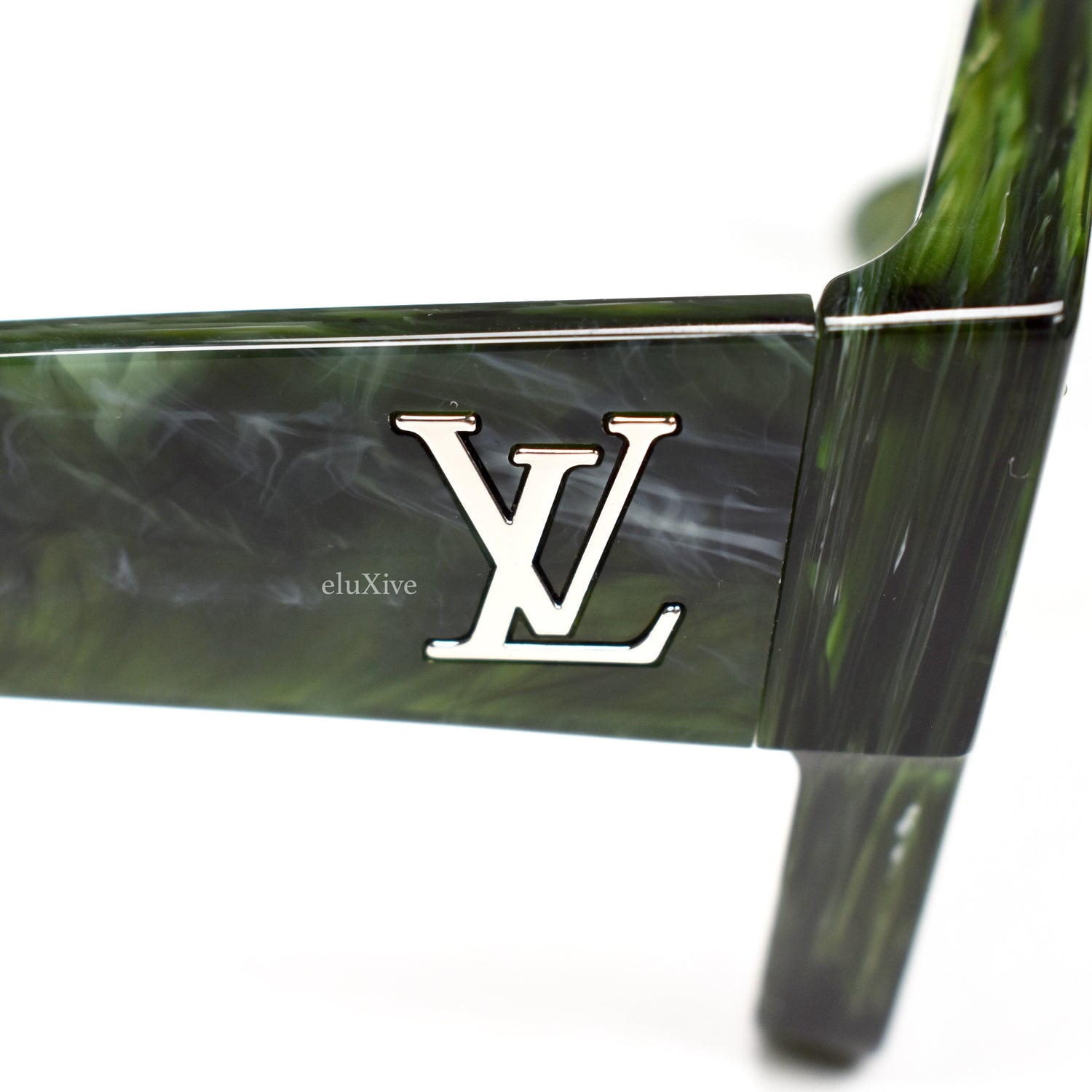 Louis Vuitton, Accessories, Louis Vuitton Cyclone Sunglasses Green Marble