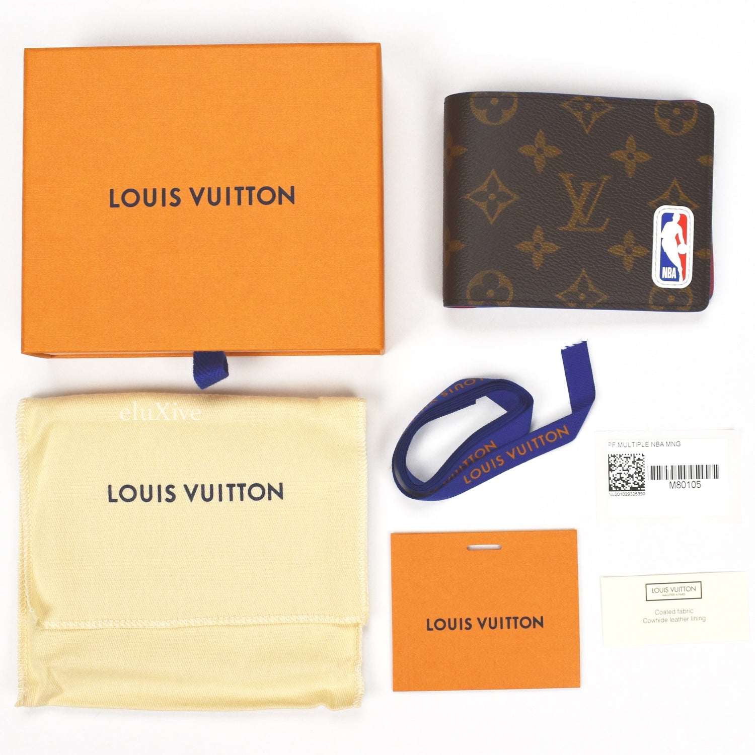 Louis Vuitton Unisex LV x NBA Multiple Wallet Monogram Coated