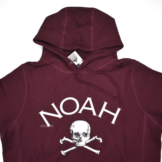 Noah - Jolly Roger Logo Hoodie (Burgundy)