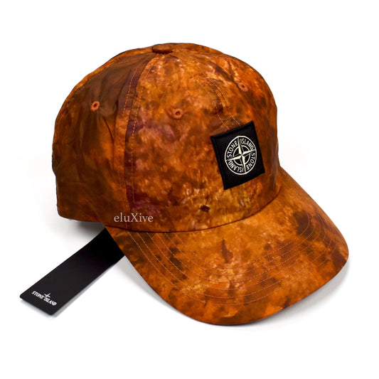 Supreme x Stone Island - Logo Patch Nylon Hat (Coral)