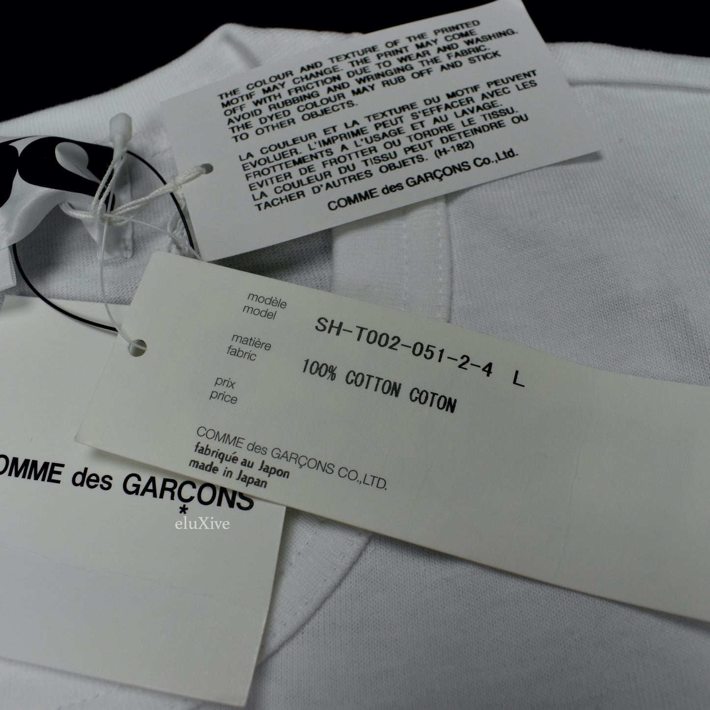 Comme des Garcons x Stussy - No. 4 Logo T-Shirt (White)