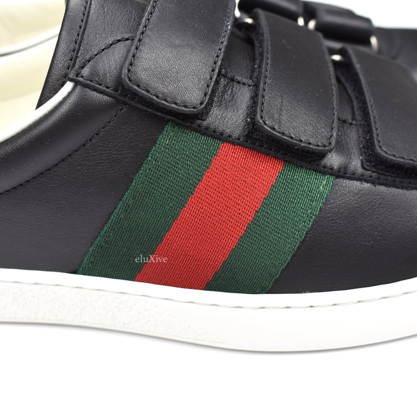 Gucci - Black Velcro Ace Sneakers