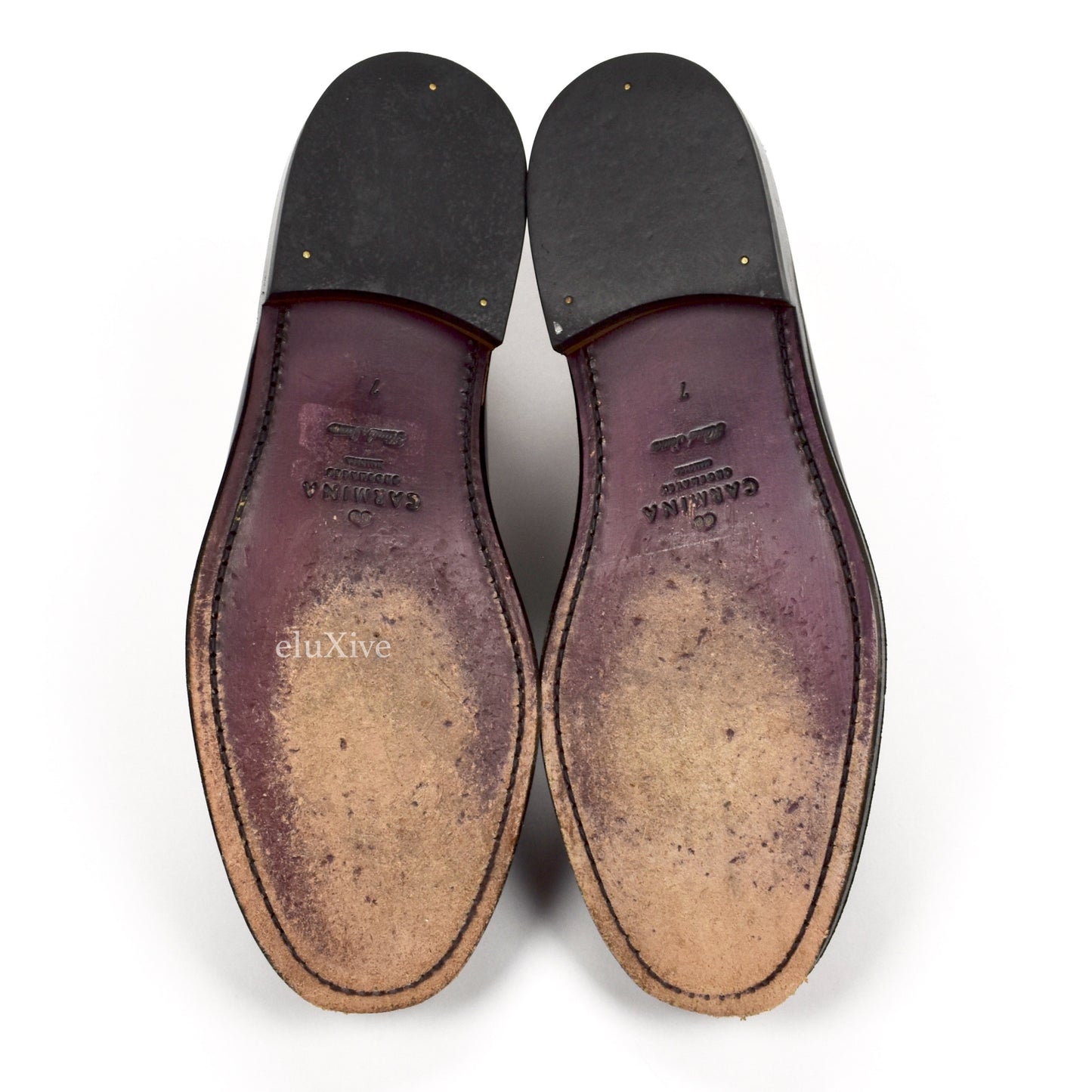 Carmina - Oxblood Leather Penny Loafers