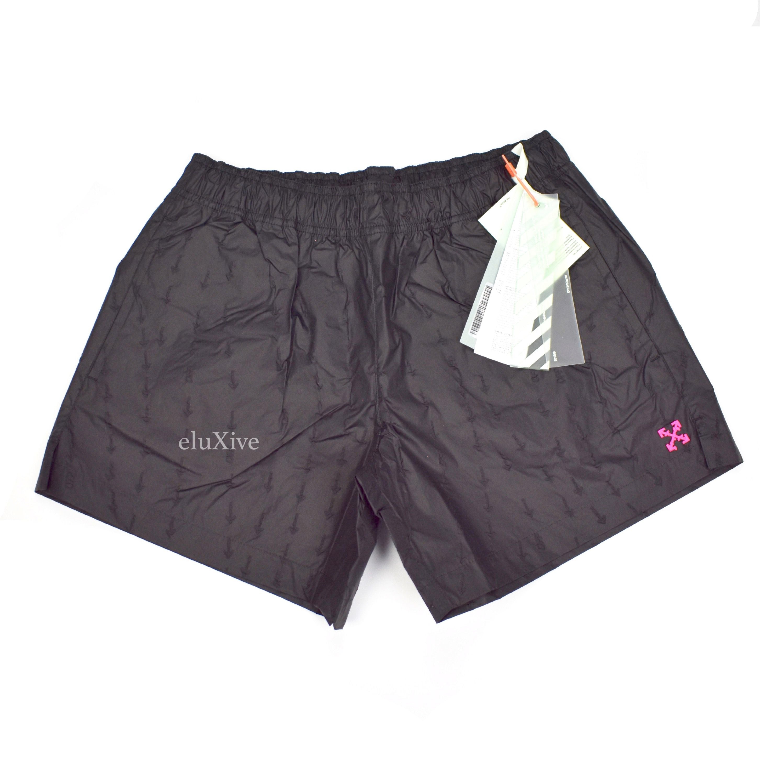 Off-White - Arrow Logo Swim Shorts – eluXive