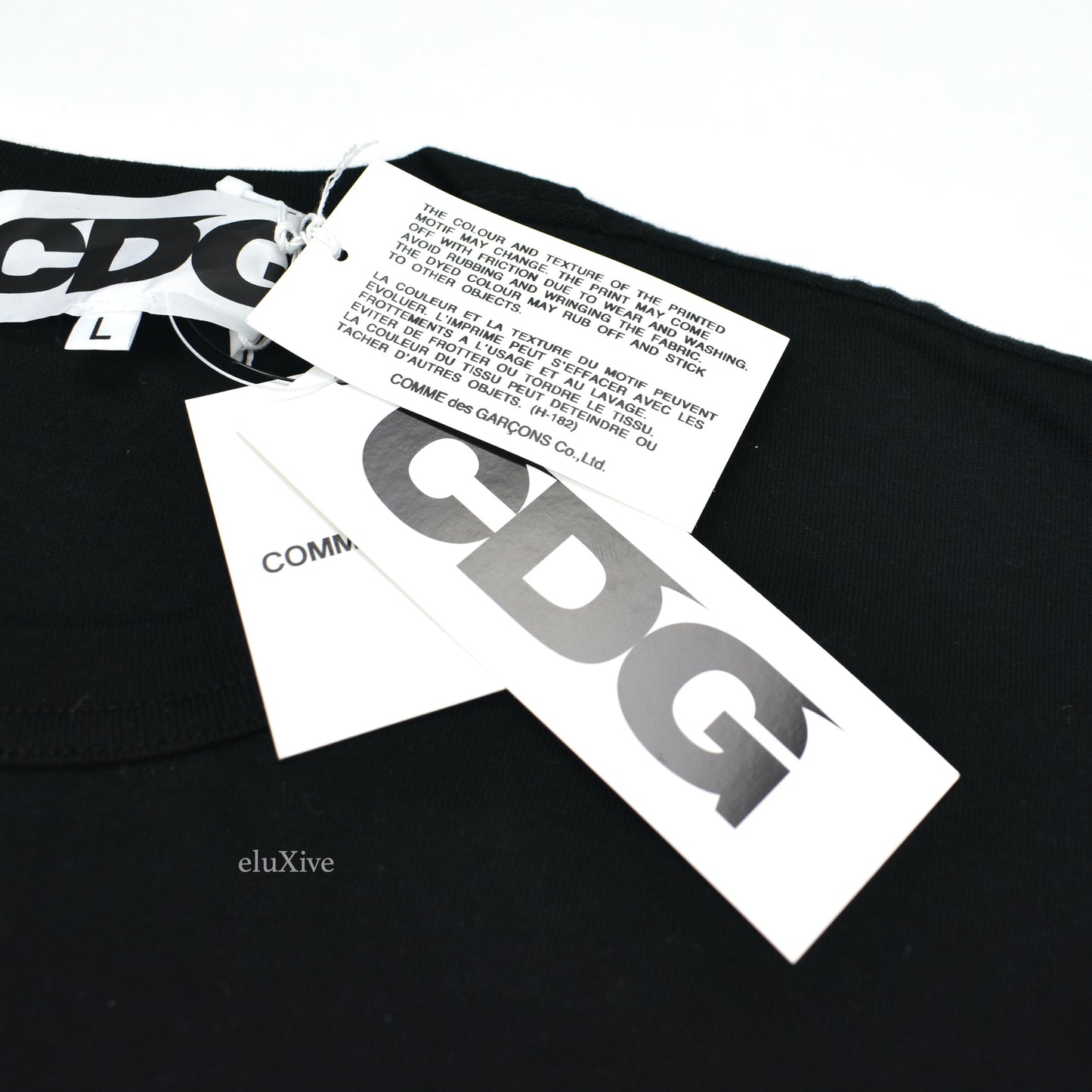 Comme des Garcons x Stussy - No. 4 Logo T-Shirt (Black)