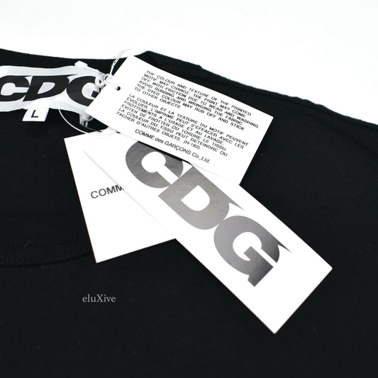 Comme des Garcons x Stussy - No. 4 Logo T-Shirt (Black)