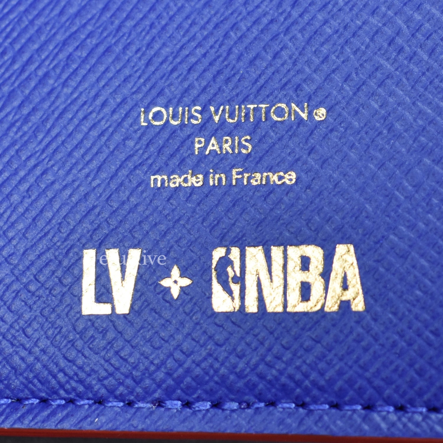 Louis Vuitton NBA Black Leather Monogram Patches Logo Pocket