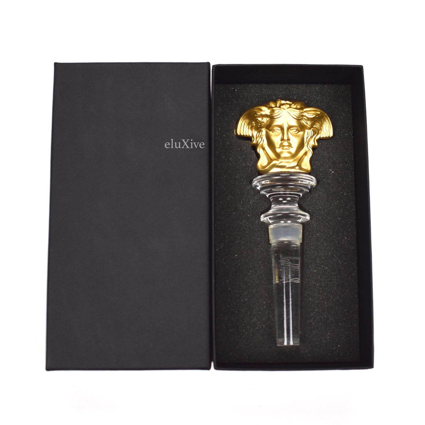 Versace - Gold Crystal Medusa Bottle Stopper