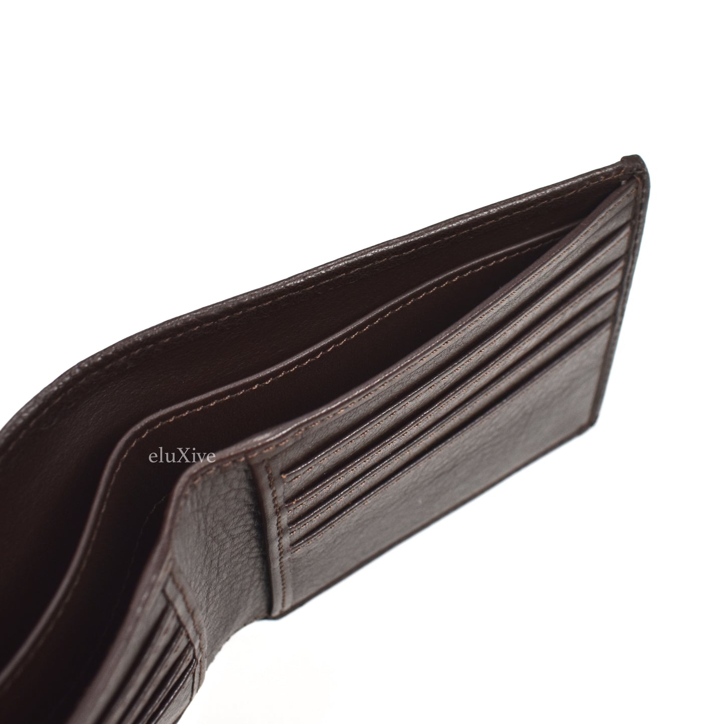 Ghurka - Leather & Canvas Classic Bifold Wallet (Khaki)