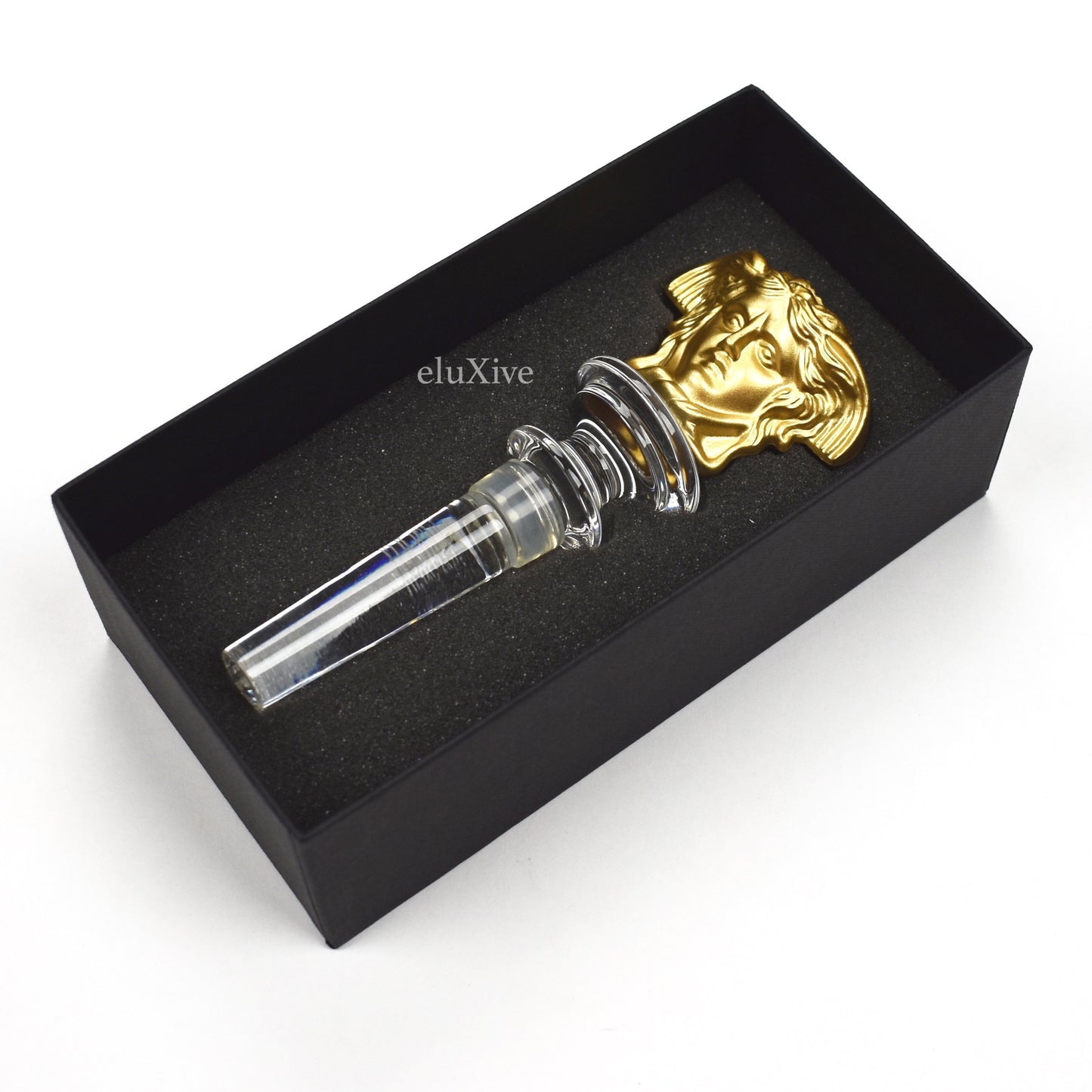 Versace - Gold Crystal Medusa Bottle Stopper