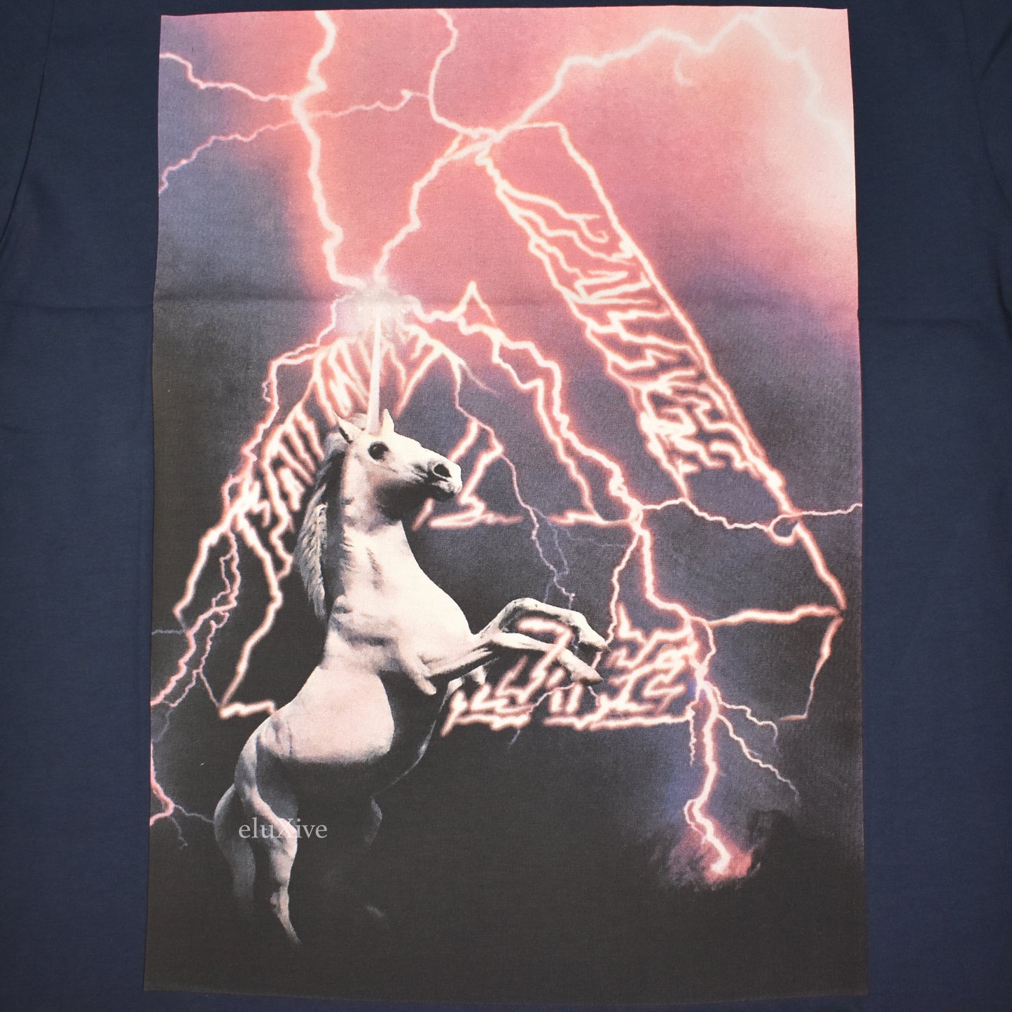 Palace - 'Corn' Lightning Tri-Ferg Logo T-Shirt (Navy)
