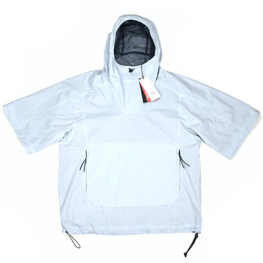 C.P. Company - Slate Blue Nylon 3/4 Sleeve Pullover Jacket