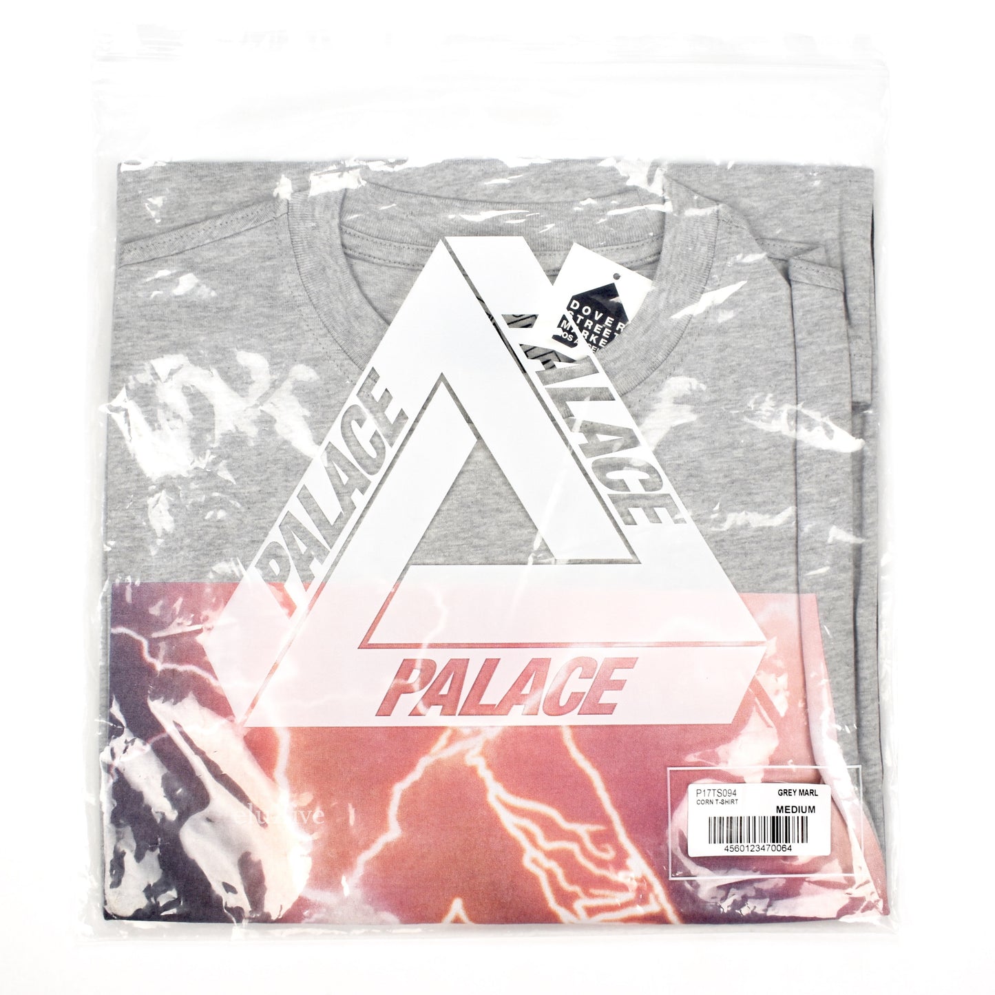 Palace - 'Corn' Lightning Tri-Ferg Logo T-Shirt (Gray)