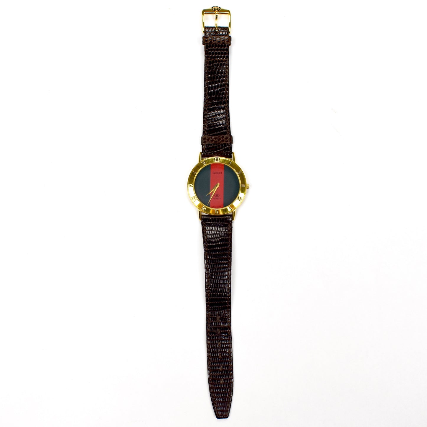 Gucci - 3000M Gold Web Stripe Watch (1987)