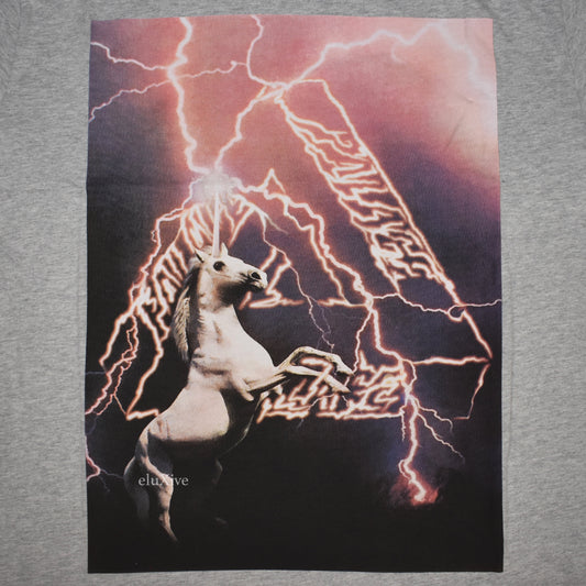 Palace - 'Corn' Lightning Tri-Ferg Logo T-Shirt (Gray)