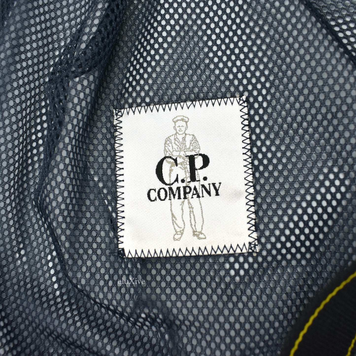 C.P. Company - Slate Blue Nylon 3/4 Sleeve Pullover Jacket