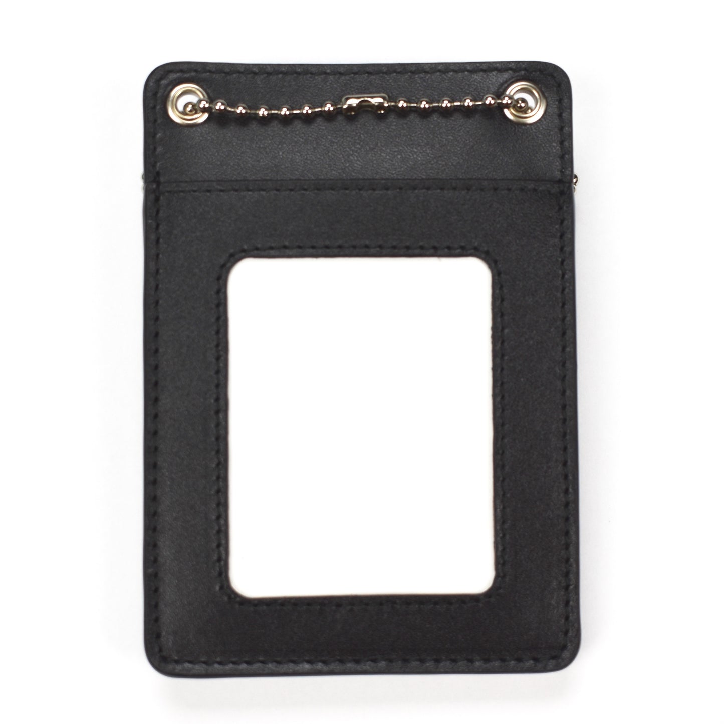 Supreme - Black Leather Box Logo ID Wallet