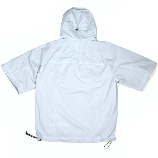 C.P. Company - Slate Blue Nylon 3/4 Sleeve Pullover Jacket