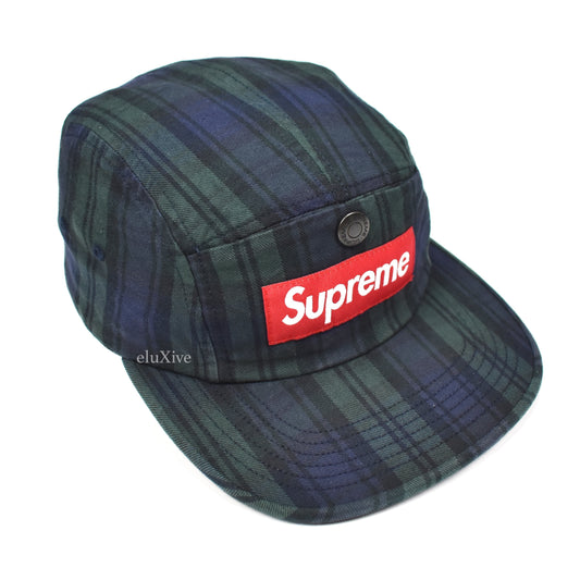 Supreme - Blackwatch Box Logo Snap Pocket Hat