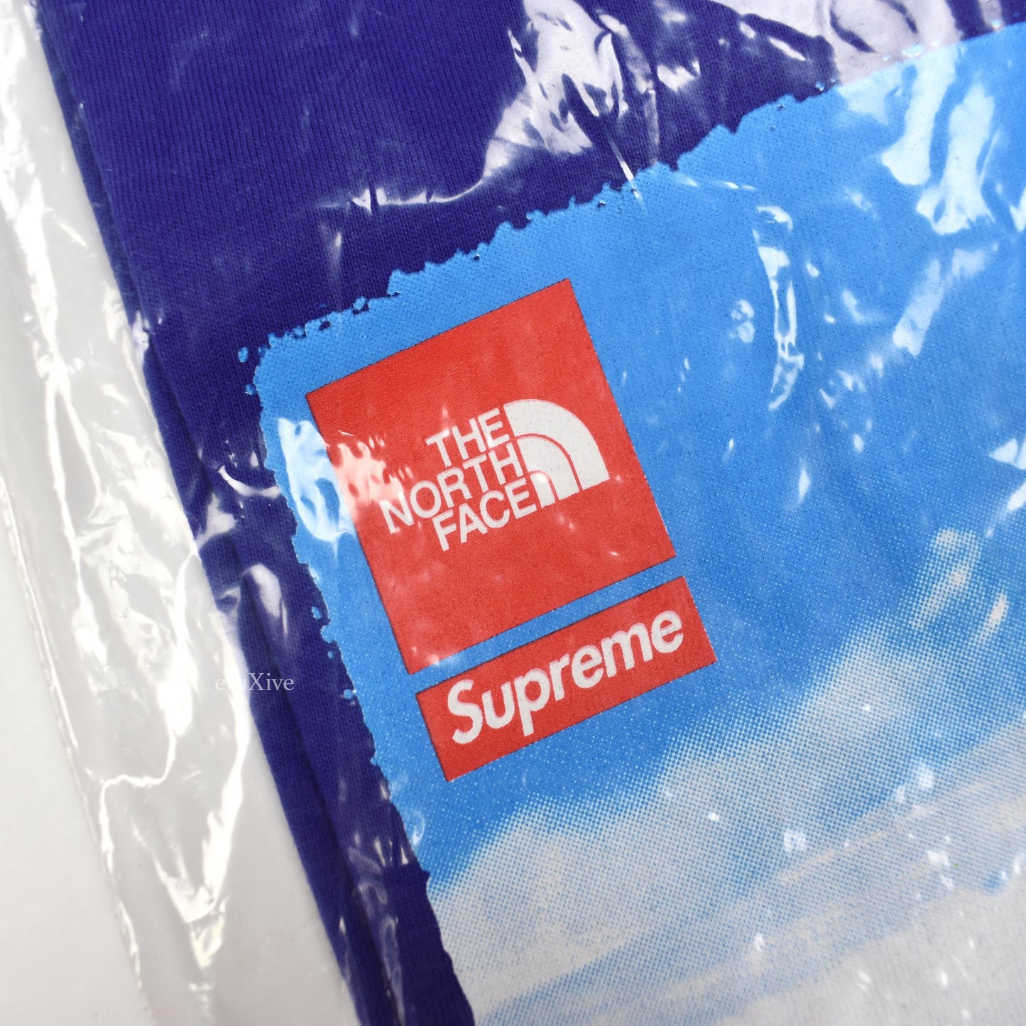 Supreme x The North Face - Blue Photo Logo T-Shirt