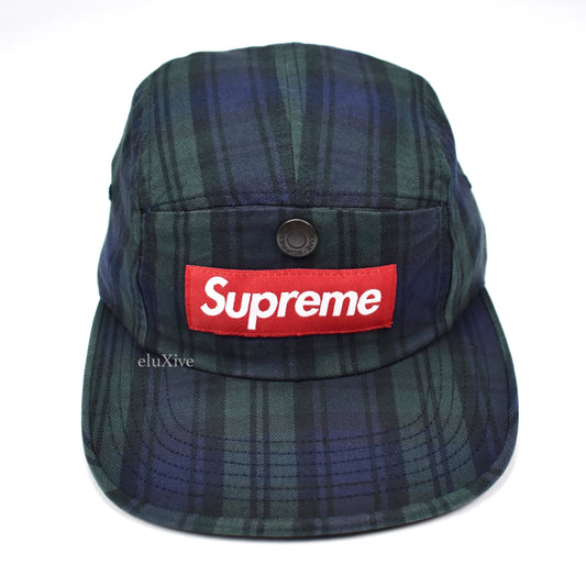 Supreme - Blackwatch Box Logo Snap Pocket Hat