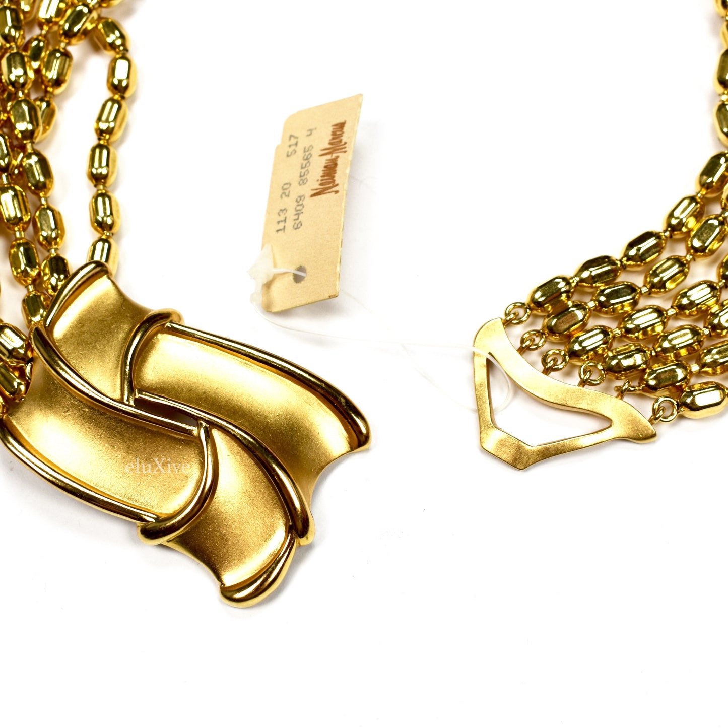 Yves Saint Laurent - Gold Multi-Strand Choker Necklace