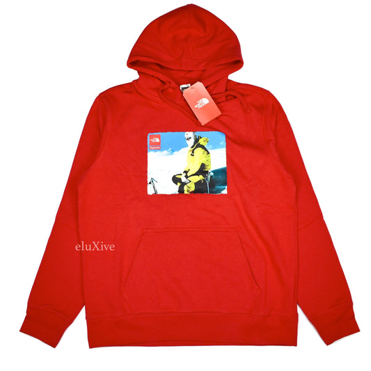 Supreme x The North Face - Red Photo Logo Hoodie