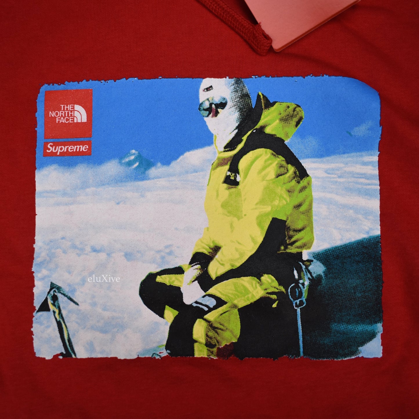Supreme x The North Face - Red Photo Logo Hoodie