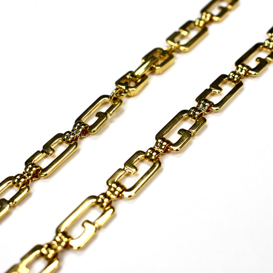 Givenchy - 16.5" Gold Logo Chain Necklace