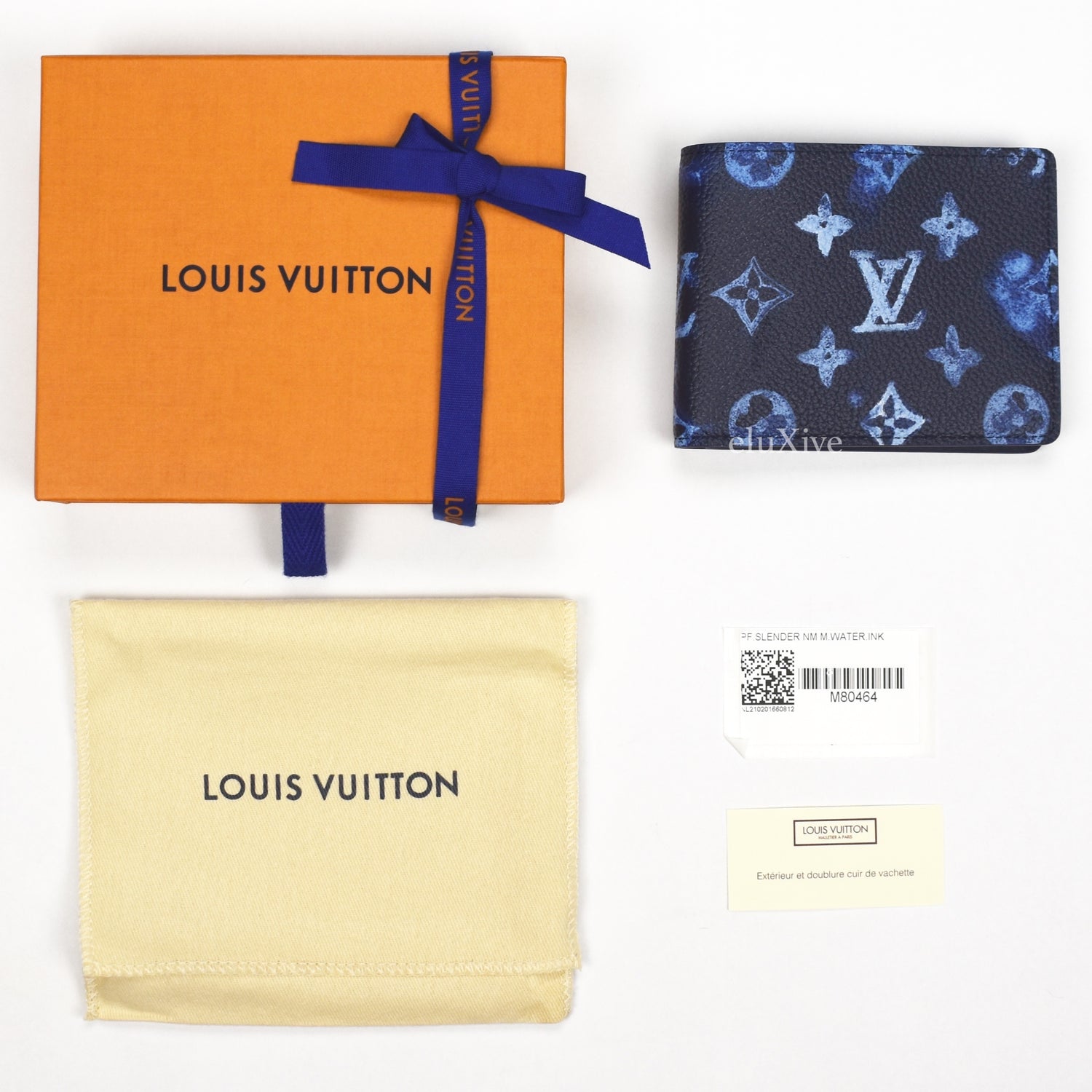 Louis Vuitton Slender Wallet Ink Watercolor