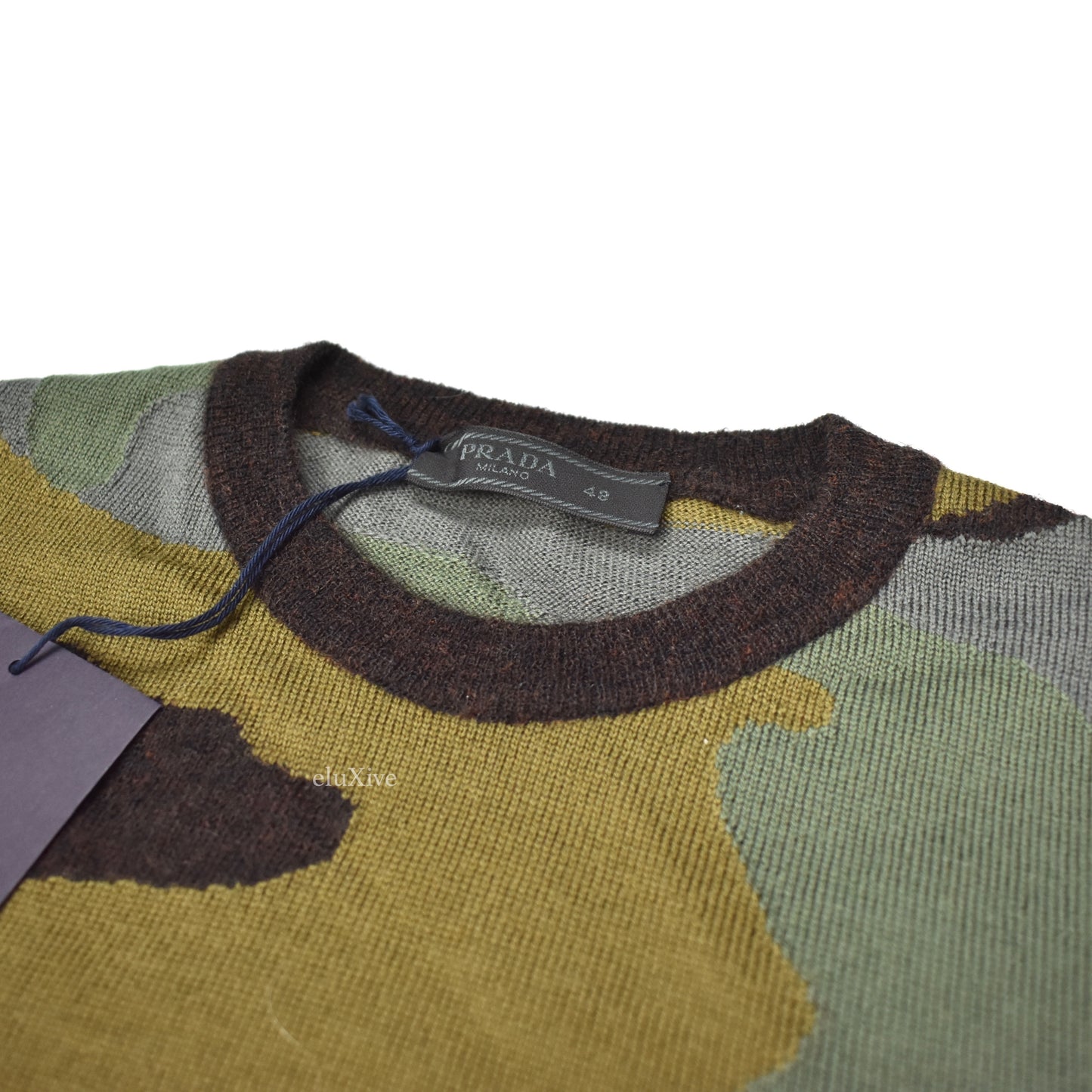Prada - Camo Knit Wool Sweater