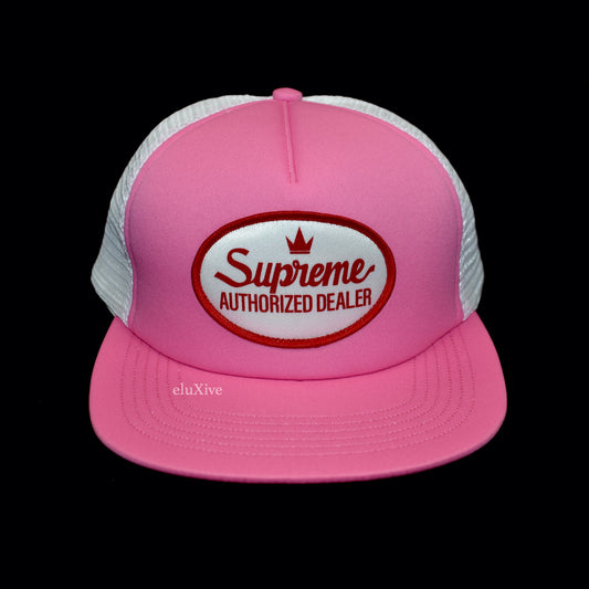 Supreme - Authorized Dealer Trucker Hat (Pink)