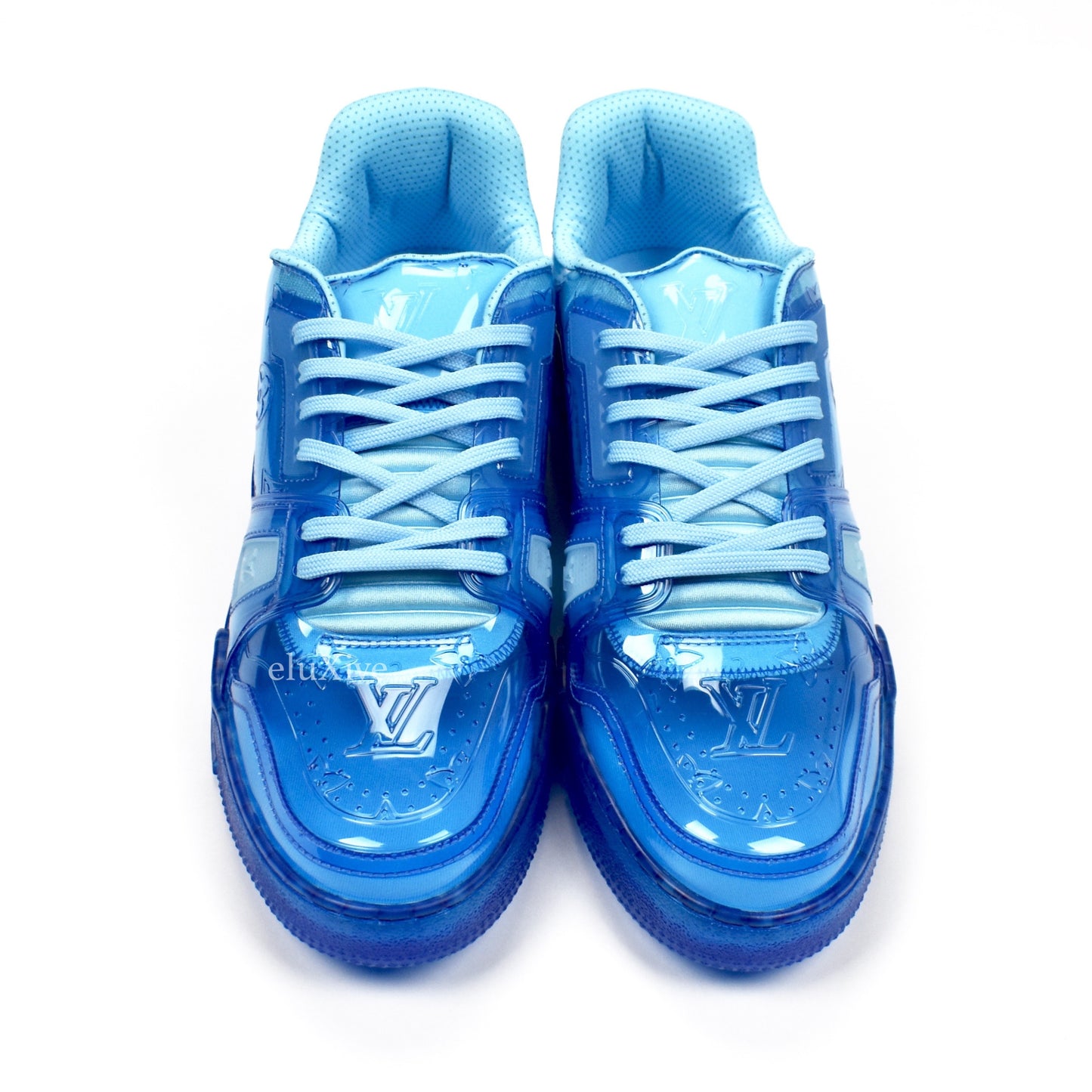 Louis Vuitton - Transparent Blue Trainer Sneakers