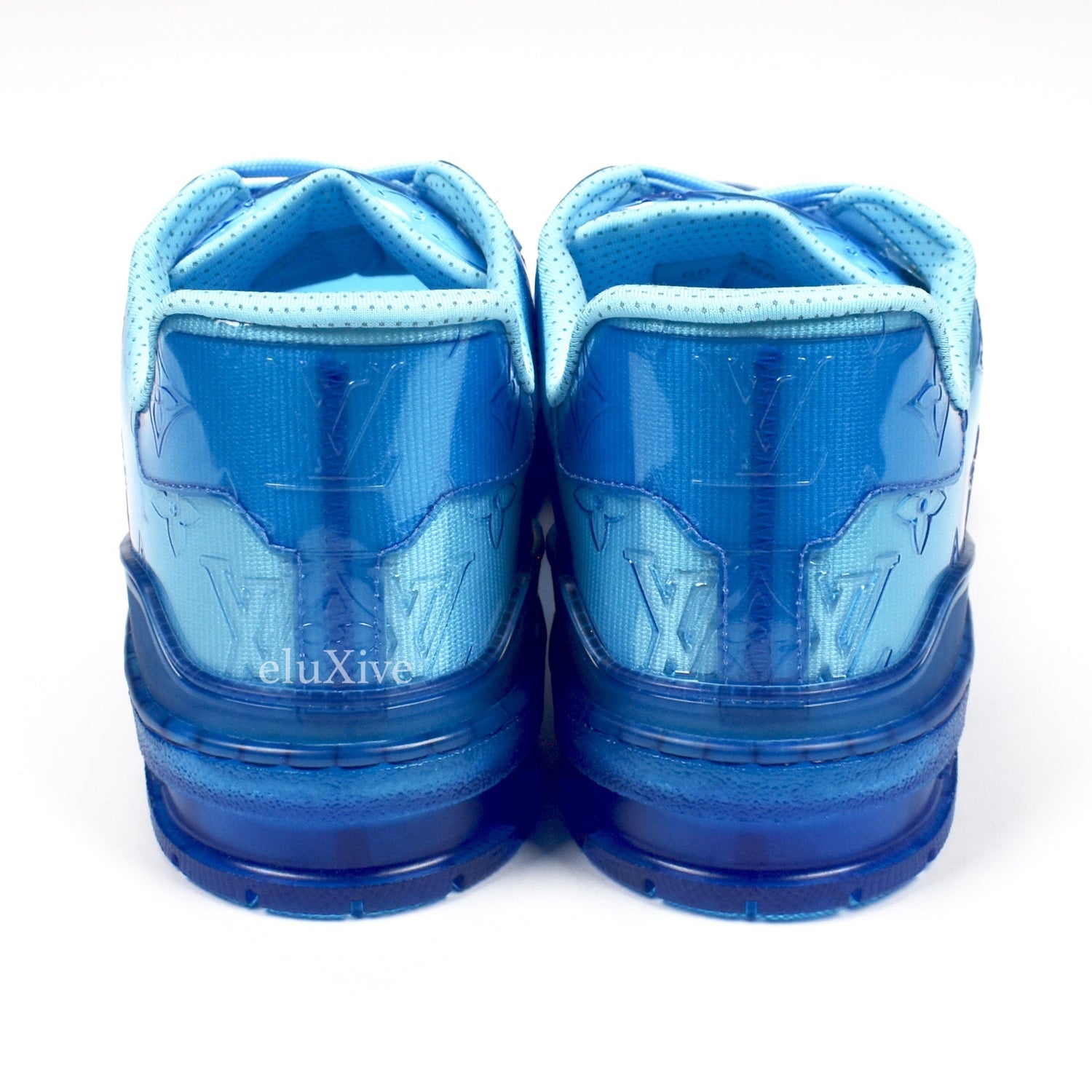 Louis Vuitton Louis Vuitton Transparent Blue Trainer Sneakers DS