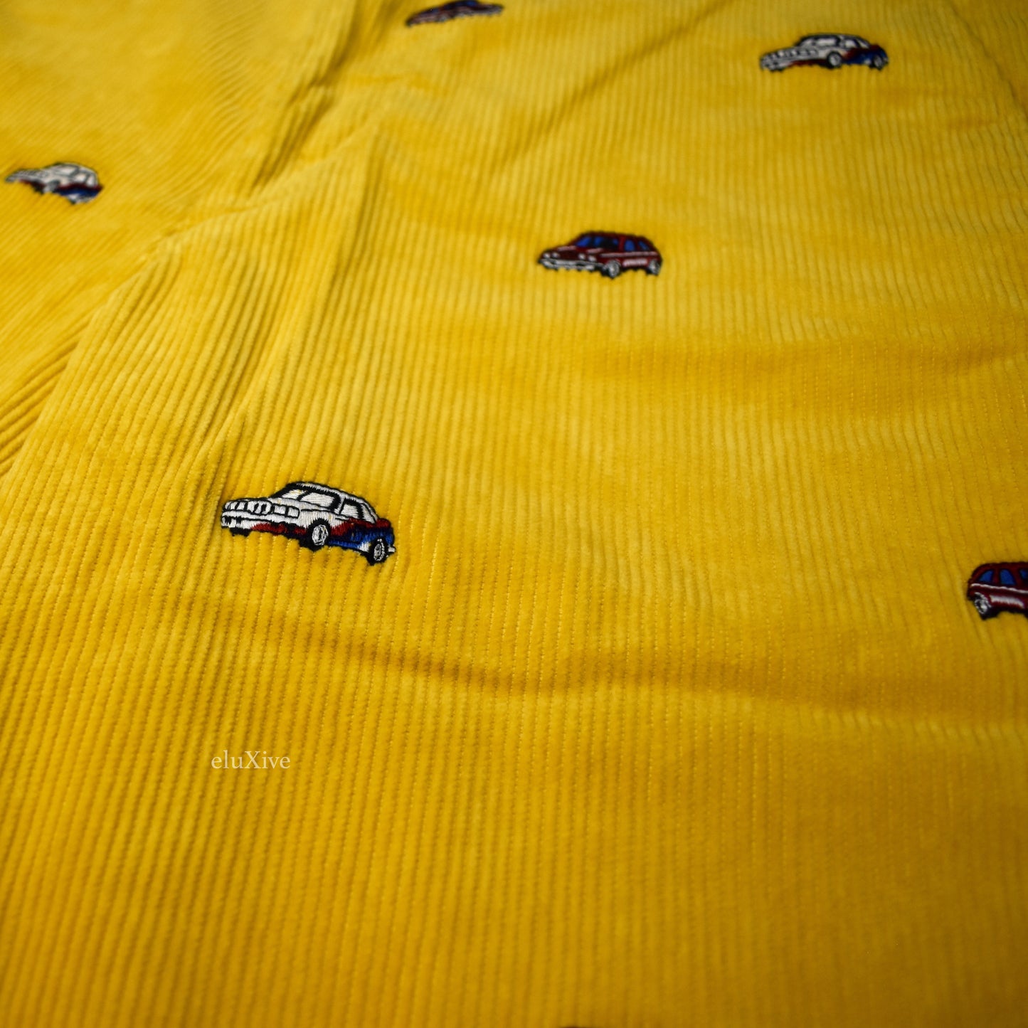 Palace x Ralph Lauren - Yellow Car Emboridered Pants