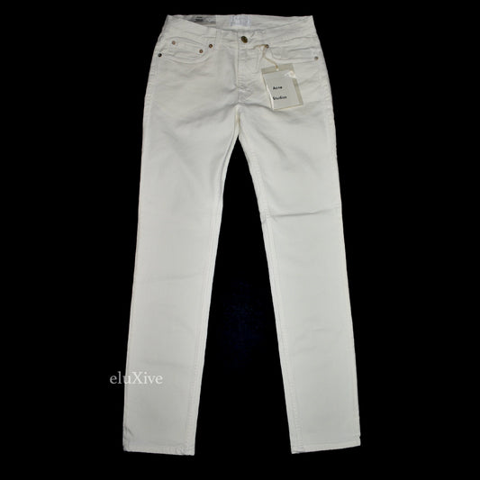 Acne Studios - White Skinny Leg 'Ace' Denim Jeans