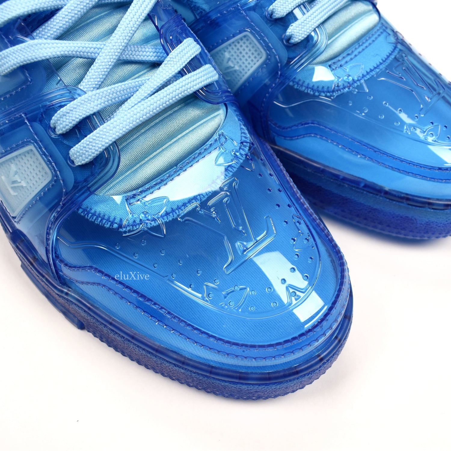 NWT Louis Vuitton Men's Transparent Clear Trainer Sneakers