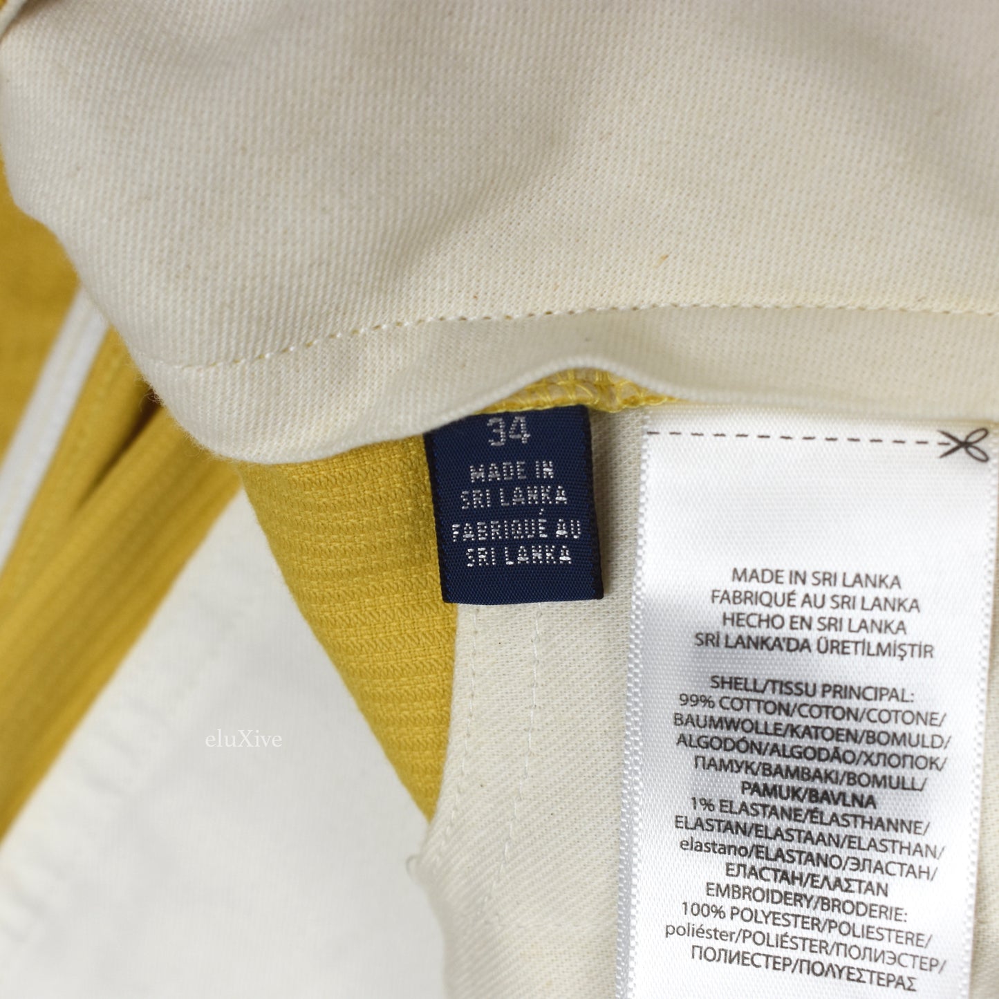 Palace x Ralph Lauren - Yellow Car Emboridered Pants