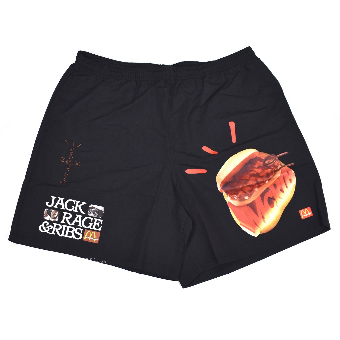 Travis Scott x McDonalds - McRib Shorts (Black)