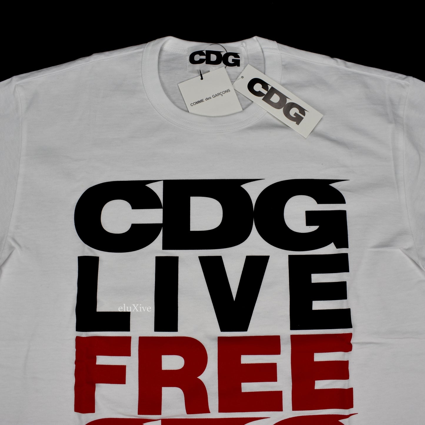 Comme des Garcons - CDG Live Free Logo T-Shirt